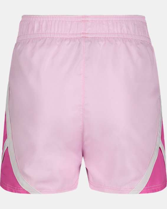 Toddler Girls' UA Fly-By Shorts, Pink, pdpMainDesktop image number 1